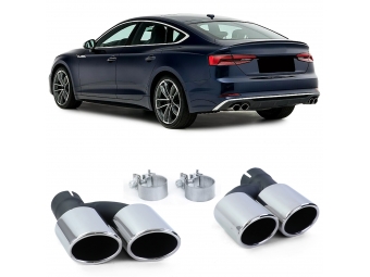 COLAS DE ESCAPE DEPORTIVAS PARA AUDI A5 CON 4 SALIDAS