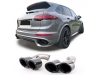 COLAS ESCAPE DOBLES PARA PORSCHE CAYENNE 92A 14-17 LOOK GTS