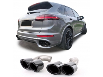 COLAS ESCAPE DOBLES PARA PORSCHE CAYENNE 92A 14-17 LOOK GTS
