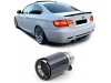PONTEIRA DE ESCAPE REDONDA CARBONO BRILHANTE LOOK BMW
