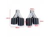 COLAS ESCAPE SALIDA DOBLE UNIVERSAL ACERO INOX NEGRO MATE