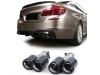 PONTEIRAS DE ESCAPE BMW LOOK M PERFORMANCE EM CARBONO
