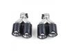 COLAS DE ESCAPE DOBLE EM CARBONO LOOK M