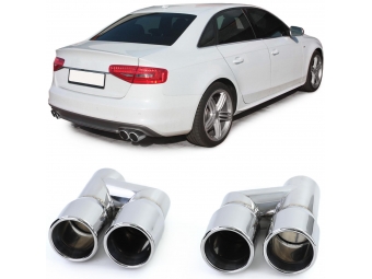 COLAS DE ESCAPE DOBLES PARA AUDI A4 B8