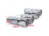COLAS DE ESCAPE DOBLES PARA AUDI A4 B8