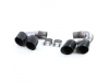 COLAS DE ESCAPE EN NEGRAS DE DOBLE SALIDA, M-PERFOMANCE BMW X5, G05, X6, G06, X7, G07