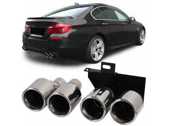 COLA + EMBELLECEDOR DE ESCAPE CON 4 SALIDAS LOOK-M PARA BMW F10/F11
