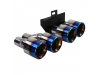 COLA + EMBELLECEDOR DE ESCAPE DOBLE DE TITANIO DUPLEX CON 4 SALIDAS LOOK-M PARA BMW F10/F11