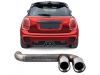 TUBO DE ESCAPE DOBLE PARA MINI ONE COOPER F56 F57 LOOK JCW