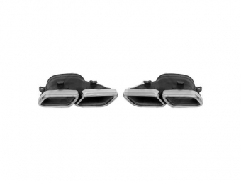 PONTEIRAS DE ESCAPE LOOK AMG C63 MERCEDES W205 14- LOOK AMG