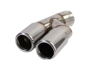 DIFUSOR TRASEIRO EM CARBONO PARA BMW SÉRIE 3 F30/F31 + PONTEIRA DE ESCAPE CROMADA