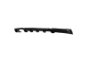 DIFUSOR TRASERO EN NEGRO BRILLANTE PARA BMW SERIE 3 F30/F31 + COLA CROMO
