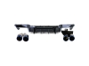 DIFUSOR TRASERO LOOK M5 EN NEGRO BRILLANTE PARA BMW SERIE 5 F10/F11 + COLAS TITANIO