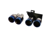 DIFUSOR TRASERO M-PERFOMANCE EN NEGRO BRILLANTE PARA BMW SERIE 5 F10/F11 + COLA TITANIO