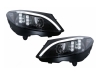 FAROS DELANTEROS DINAMICOS PARA MERCEDES CLASE C W205 NEGROS 2014-2018