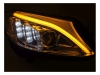 FAROS DELANTEROS DINAMICOS PARA MERCEDES CLASE C W205 CROMADO 2014-2018