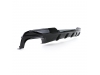 DIFUSOR TRASERO EN NEGRO BRILLANTE PARA BMW SERIE 5 F10/F11 + COLAS CROMO