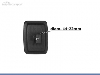 RETROVISOR COMPLETO PARA UNIVERSAL TRACTORES 230X180MM
