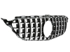 GRELHA PANAMERICANA GTR PARA MERCEDES-BENZ CLASE C W205 / S205 / C205 / A205 PRETO CROMO