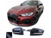 CAPAS DE ESPELHOS  PARA BMW SERIE 4 G22/G26 2020--  LOOK M4 PRETO BRILHANTE