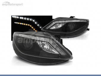 FAROIS DIANTEIROS LUZ DIURNA LED PARA SEAT IBIZA 6J