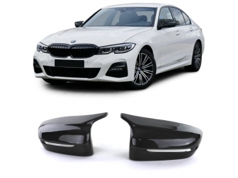 CARCASAS DE ESPEJOS PARA BMW SERIE 3 LOOK M CARBONO REAL