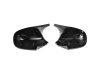 CAPAS DE ESPELHOS PARA BMW SERIE 1 LOOK M PRETO BRILHANTE