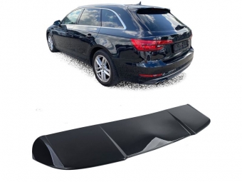 ALERÓN TRASERO NEGRO BRILLO PARA AUDI A4 LOOK RS4 B9 AVANT 15-23