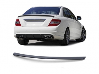 AILERON TRASEIRO PRETO BRILHO PARA MERCEDES CLASE C W204 2007-2014
