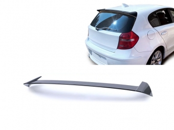 AILERON TRASEIRO PRETO BRILHO PARA BMW SERIE 1 E81 E87 04-12