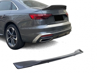 AILERON TRASEIRO PRETO BRILHO PARA AUDI A4 B9 2015-2022 DUCKTAIL