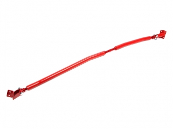 BARRA DE TORRETAS DELANTERA EN ACERO PARA AUDI A4 B7 2004-2007 - ROJA