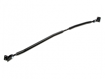 BARRA DE TORRETAS DELANTERA EN ACERO PARA AUDI A4 B7 2004-2007 - NEGRA