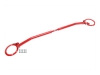 BARRA ANTI-APROXIMAÇÃO DE AÇO DIANTEIRA PARA OPEL ASTRA F 1991-1998 - VERMELHA