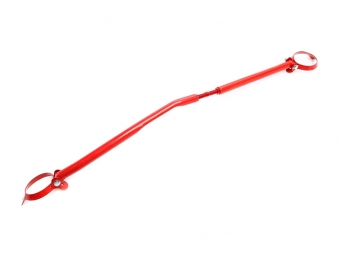 BARRA DE TORRETAS DELANTERA EN ACERO PARA OPEL ASTRA G (T98) 1998-2009 - ROJA