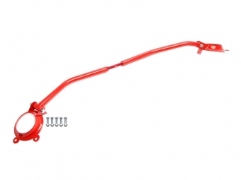 BARRA ANTI-APROXIMAÇÃO DE AÇO DIANTEIRA PARA OPEL CALIBRA 1988-1997 - VERMELHA