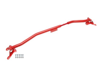 BARRA DE TORRETAS DELANTERA EN ACERO PARA OPEL CORSA B 1993-2000 - ROJA
