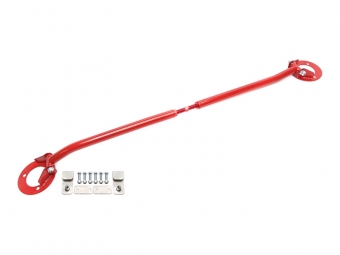 BARRA DE TORRETAS DELANTERA EN ACERO PARA FORD FOCUS MK1 1998-2004 - ROJA