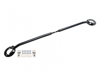 BARRA DE TORRETAS DELANTERA EN ACERO PARA FORD FOCUS MK1 1998-2004 - NEGRA