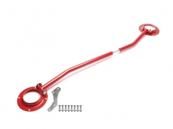 BARRA DE TORRETAS DELANTERA EN ACERO PARA VOLKSWAGEN GOLF MK2 1983-1995 - ROJA