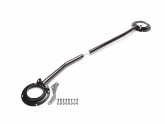BARRA DE TORRETAS DELANTERA EN ACERO PARA VOLKSWAGEN GOLF MK2 1983-1995 - NEGRA