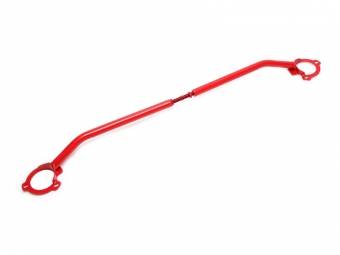 BARRA DE TORRETAS DELANTERA EN ACERO PARA SEAT LEON 5F / VOLKSWAGEN GOLF MK7 / MK8 - ROJA
