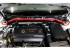BARRA DE TORRETAS DELANTERA EN ACERO PARA SEAT LEON 5F / VOLKSWAGEN GOLF MK7 / MK8 - ROJA