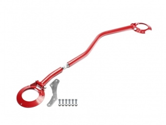 BARRA ANTI-APROXIMAÇÃO DE AÇO DIANTEIRA PARA VW POLO 86/86C 1975-1994 - VERMELHA