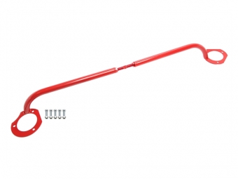 BARRA ANTI-APROXIMAÇÃO DE AÇO DIANTEIRA PARA VW POLO 9N/9N3 2001-2009 - VERMELHA