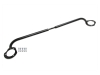 BARRA ANTI-APROXIMAÇÃO DE AÇO DIANTEIRA PARA VW POLO 9N/9N3 2001-2009 - PRETA