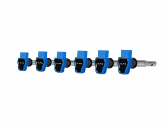 KIT 6 BOBINAS DE ENCENDIDO ALPHA COMPETITION PARA RS4 B5 / S4 B8 / S5 8T - AZUL