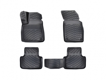TAPETES DE BORRACHA RIZLINE PARA AUDI Q7 2016--