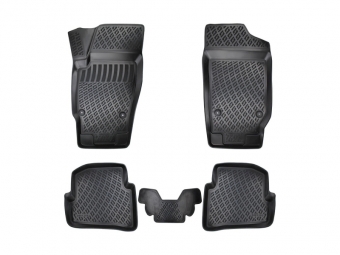 ALFOMBRILLAS DE GOMA RIZLINE PARA SKODA FABIA 2015-2021
