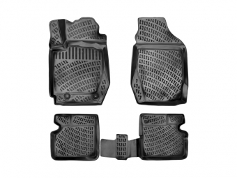 TAPETES DE BORRACHA RIZLINE PARA TOYOTA COROLLA E120 / E130 2002-2007